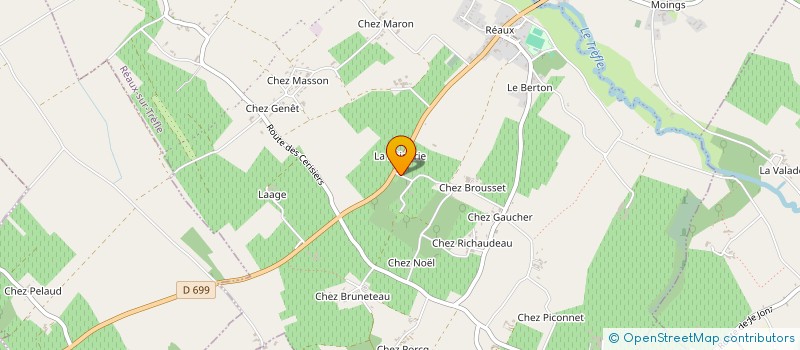 localisation de l'entreprise MONSIEUR PHILIPPE DERNET  REAUX SUR TREFLE