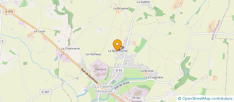 localisation de l'entreprise MONSIEUR PHILIPPE DEROUAULT à JUVIGNY VAL D'ANDAINE