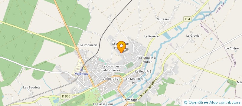 localisation de l'entreprise MONSIEUR PHILIPPE DERVILLE à VALENCAY