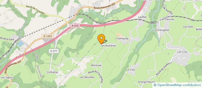 localisation de l'entreprise MONSIEUR PHILIPPE DESBIOLLES à LA ROCHE-SUR-FORON
