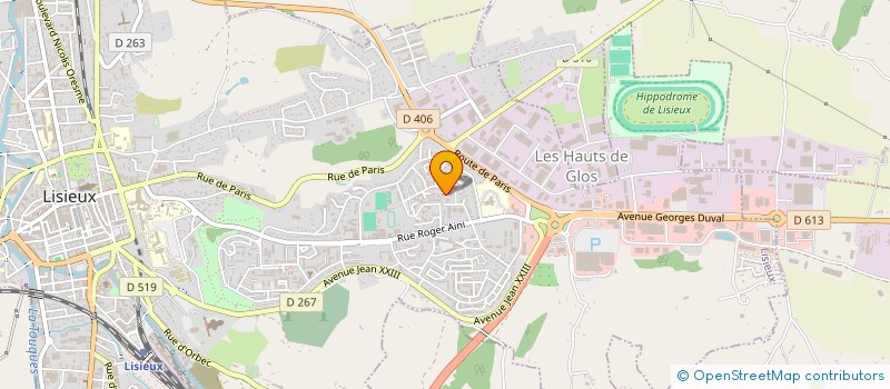 localisation de l'entreprise MONSIEUR PHILIPPE DESBUARDS à LISIEUX