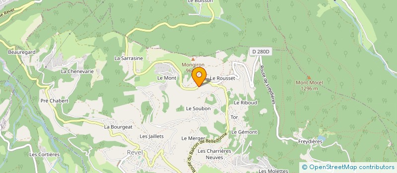 localisation de l'entreprise MONSIEUR PHILIPPE DESBUISSON  REVEL