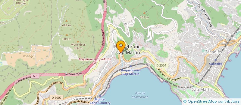 localisation de l'entreprise MONSIEUR PHILIPPE DESCHAMPS à ROQUEBRUNE-CAP-MARTIN