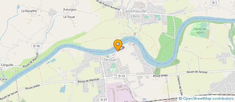 localisation de l'entreprise MONSIEUR PHILIPPE DESCHAMPS  CASTANET