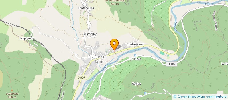 localisation de l'entreprise MONSIEUR PHILIPPE DESCLOS à RIVIERE-SUR-TARN