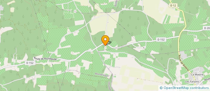 localisation de l'entreprise MONSIEUR PHILIPPE DESCOSSE  MONDRAGON