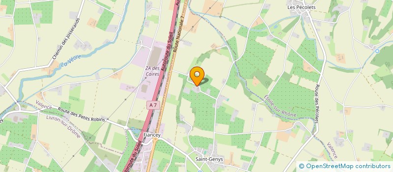 localisation de l'entreprise MONSIEUR PHILIPPE DESCOURS  LIVRON-SUR-DROME