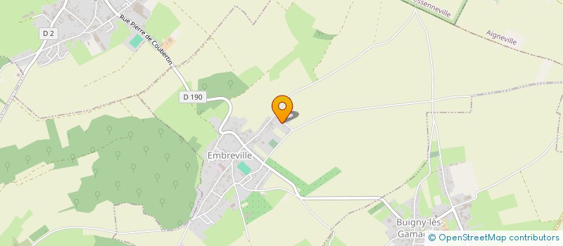 localisation de l'entreprise MONSIEUR PHILIPPE DESENCLOS  EMBREVILLE