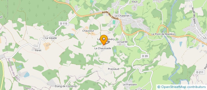 localisation de l'entreprise MONSIEUR PHILIPPE DESHOULIERES à SAINT-MARTIN-TERRESSUS