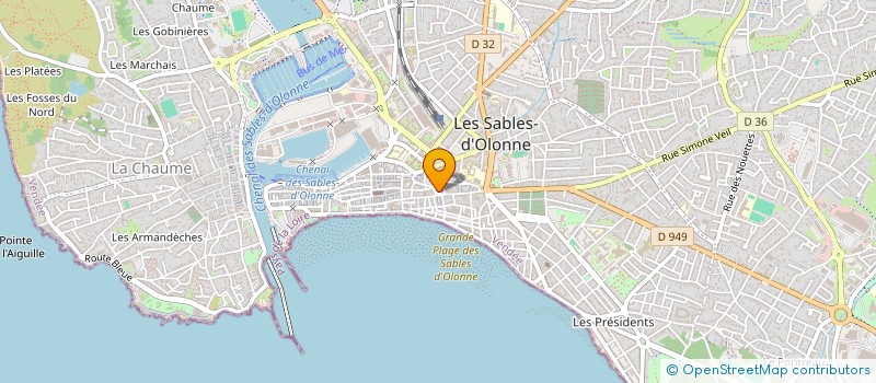 localisation de l'entreprise MONSIEUR PHILIPPE DESLANDES à LES SABLES D'OLONNE