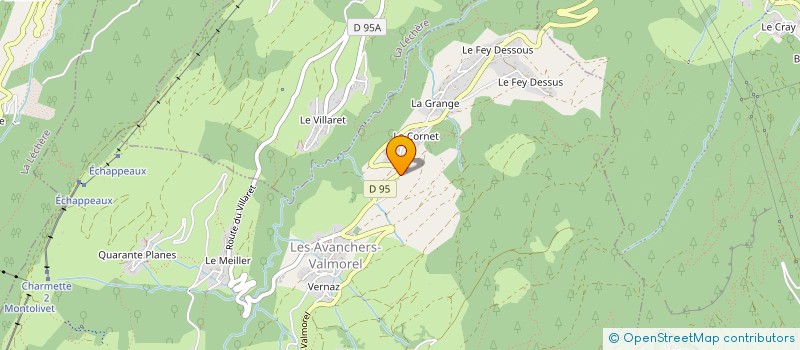 localisation de l'entreprise MONSIEUR PHILIPPE DESLANDES à LES AVANCHERS-VALMOREL