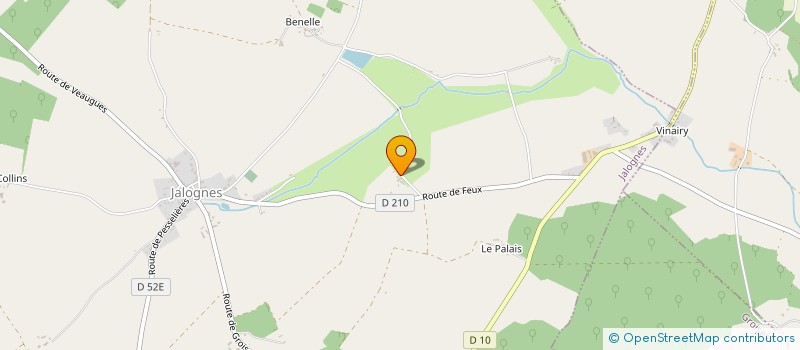 localisation de l'entreprise MONSIEUR PHILIPPE DESMULIE  JALOGNES