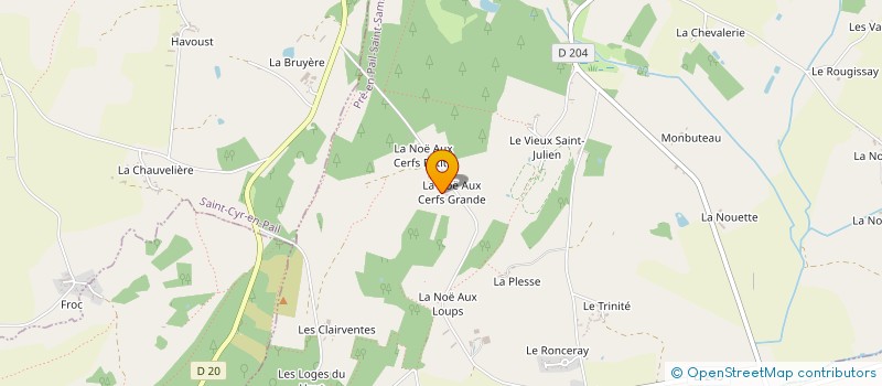 localisation de l'entreprise MONSIEUR PHILIPPE DESNOES à PRE-EN-PAIL-SAINT-SAMSON