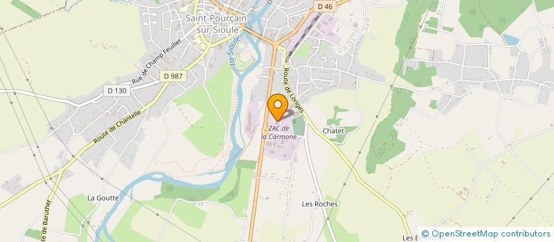 localisation de l'entreprise MONSIEUR PHILIPPE DESNOS à ST POURCAIN SUR SIOULE
