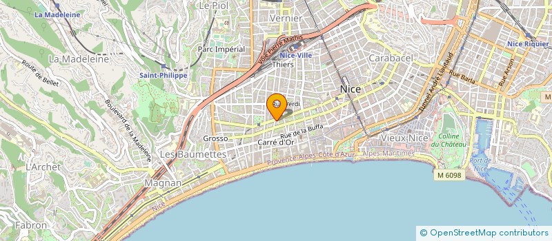 localisation de l'entreprise MONSIEUR PHILIPPE DESPAUX à NICE