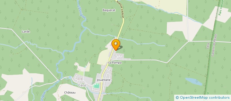 localisation de l'entreprise MONSIEUR PHILIPPE DESPERT  CERE