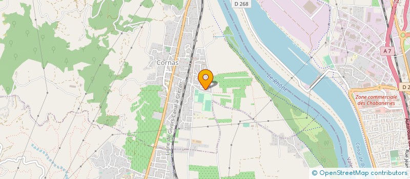 localisation de l'entreprise MONSIEUR PHILIPPE DESPESSE  CORNAS