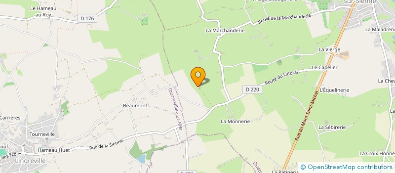 localisation de l'entreprise MONSIEUR PHILIPPE DESPONTS  QUETTREVILLE-SUR-SIENNE