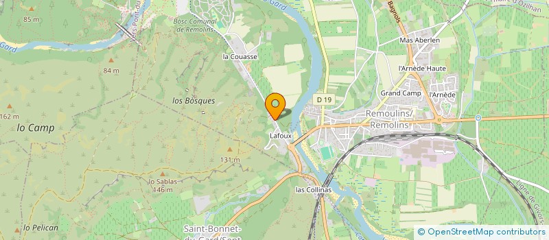 localisation de l'entreprise MONSIEUR PHILIPPE DESQUIENS  REMOULINS