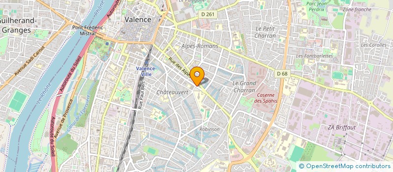 localisation de l'entreprise MONSIEUR PHILIPPE DESREUX à VALENCE