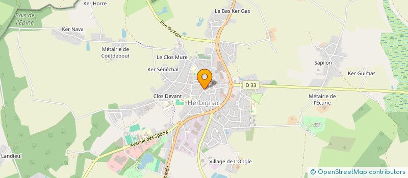 localisation de l'entreprise MONSIEUR PHILIPPE DESROLLES à HERBIGNAC