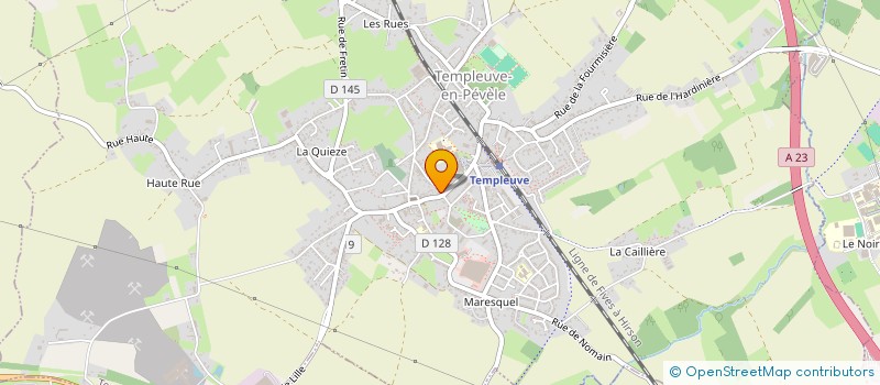 localisation de l'entreprise MONSIEUR PHILIPPE DESROUSSEAUX  TEMPLEUVE-EN-PEVELE