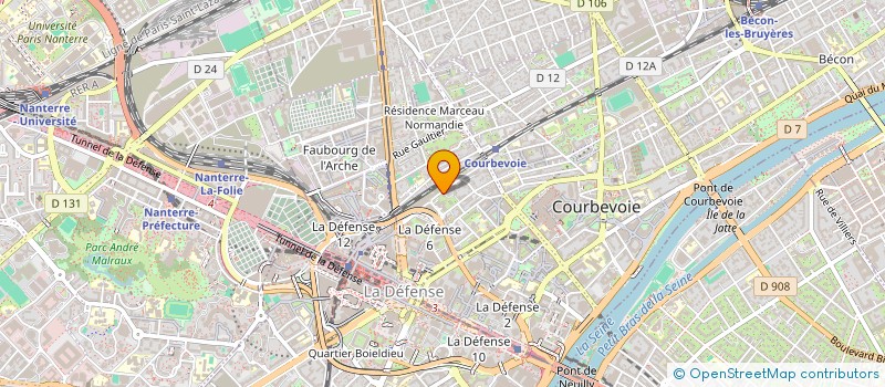 localisation de l'entreprise MONSIEUR PHILIPPE DESSAY à COURBEVOIE
