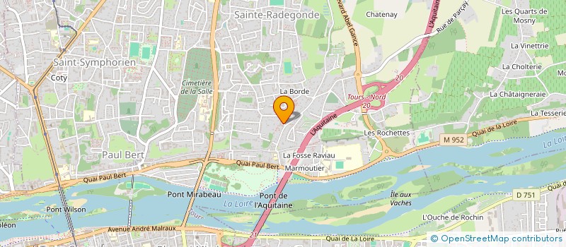 localisation de l'entreprise MONSIEUR PHILIPPE DESSEIN à TOURS