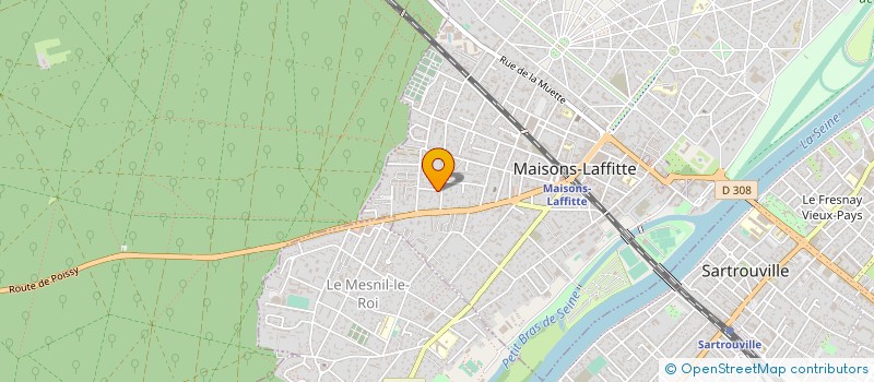 localisation de l'entreprise MONSIEUR PHILIPPE DESTREMP  MAISONS-LAFFITTE