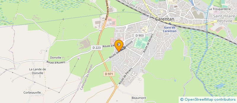 localisation de l'entreprise MONSIEUR PHILIPPE DESTRES  SAINT-MARTIN-DE-BONFOSSE