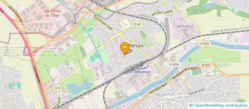 localisation de l'entreprise MONSIEUR PHILIPPE DESVERNOIS  PERSAN