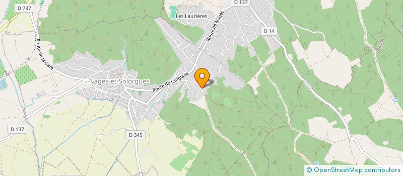 localisation de l'entreprise MONSIEUR PHILIPPE DEUR à NAGES-ET-SOLORGUES