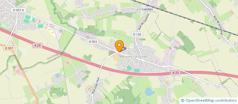 localisation de l'entreprise MONSIEUR PHILIPPE DEVAMBEZ  BEUVRY-LA-FORET