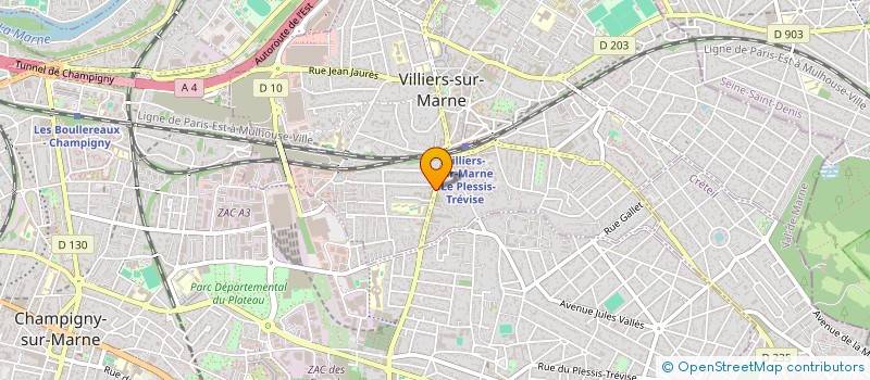 localisation de l'entreprise MONSIEUR PHILIPPE DEVERS  VILLIERS-SUR-MARNE