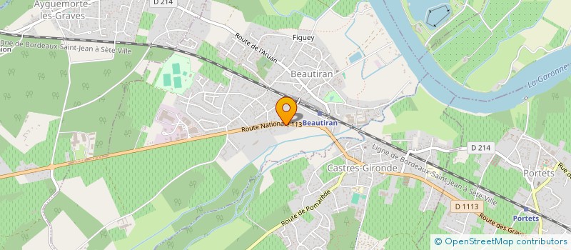 localisation de l'entreprise MONSIEUR PHILIPPE DEVIGNES  BEAUTIRAN