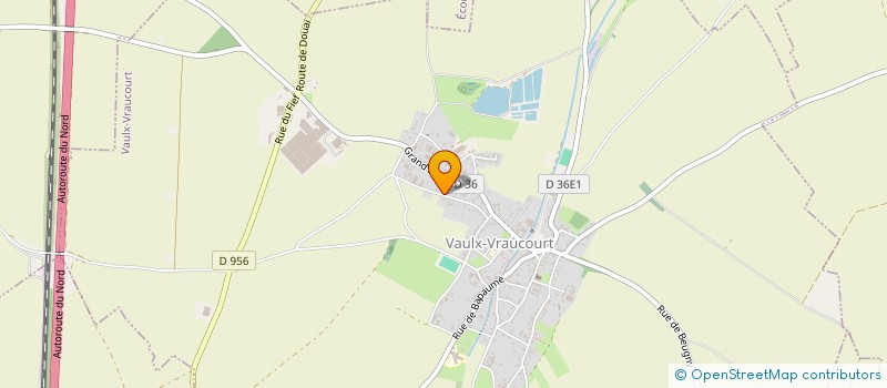 localisation de l'entreprise MONSIEUR PHILIPPE DEVINCRE  VAULX-VRAUCOURT