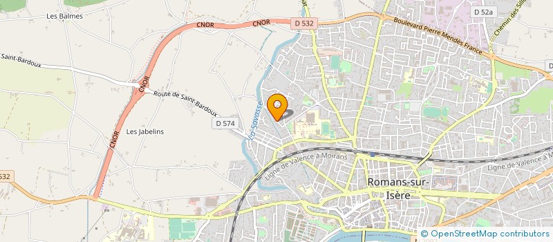 localisation de l'entreprise MONSIEUR PHILIPPE DEVIS à ROMANS-SUR-ISERE