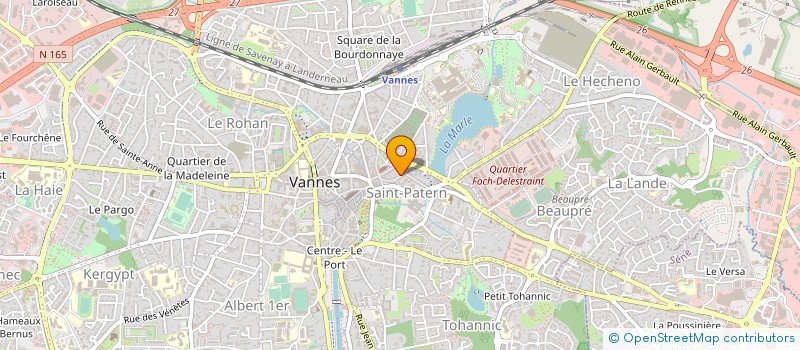 localisation de l'entreprise MONSIEUR PHILIPPE DEVOYON à VANNES
