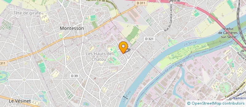 localisation de l'entreprise MONSIEUR PHILIPPE DEVRED  CHATOU