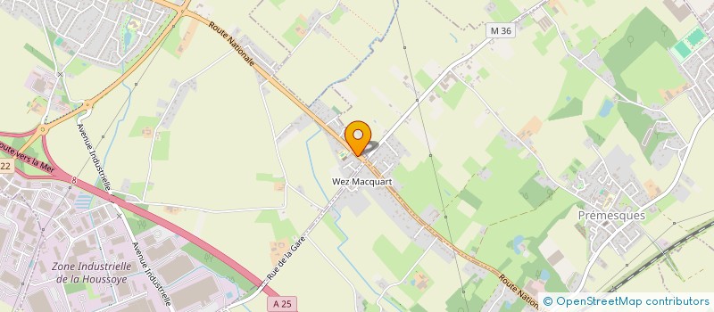 localisation de l'entreprise MONSIEUR PHILIPPE DEWIDEHEM  LA CHAPELLE-D'ARMENTIERES