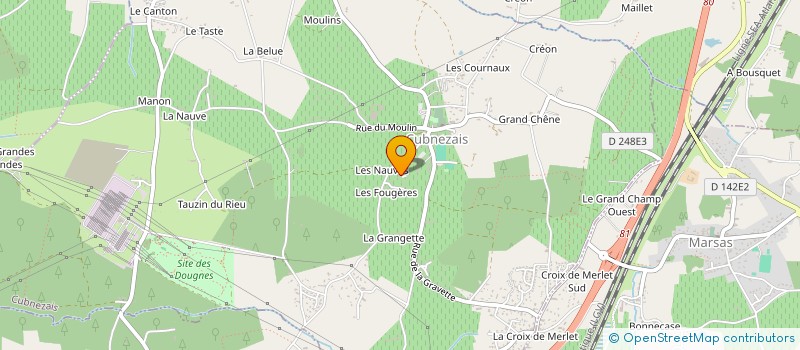 localisation de l'entreprise MONSIEUR PHILIPPE DEZARNAUD  SAINT-MARIENS