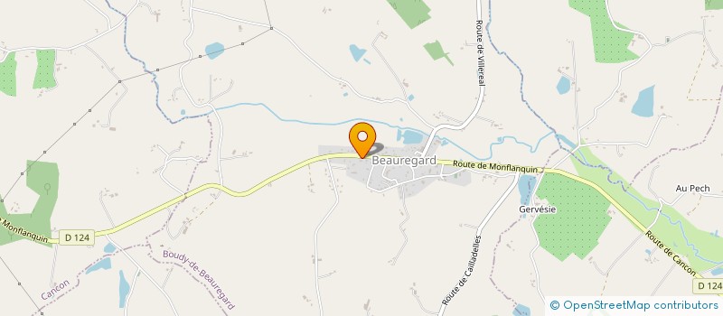 localisation de l'entreprise MONSIEUR PHILIPPE DHONDT  BOUDY-DE-BEAUREGARD