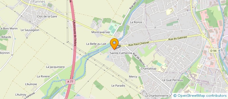 localisation de l'entreprise MONSIEUR PHILIPPE DHOTEL  PANNES