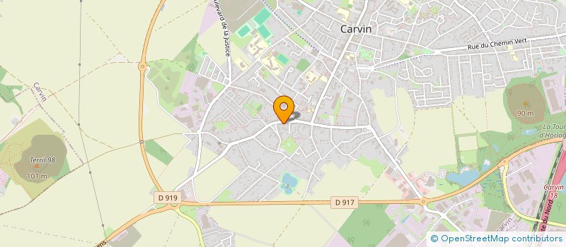 localisation de l'entreprise MONSIEUR PHILIPPE DHOUR à CARVIN