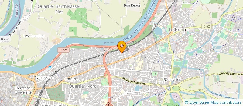 localisation de l'entreprise MONSIEUR PHILIPPE DI CINTIO  LE PONTET