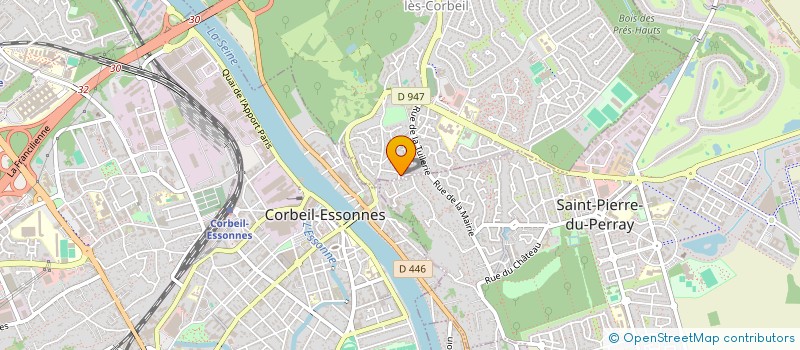 localisation de l'entreprise MONSIEUR PHILIPPE DI GIOVANNI  SAINT-GERMAIN-LES-CORBEIL