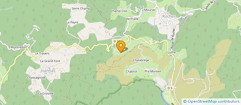 localisation de l'entreprise MONSIEUR PHILIPPE DI-LEONE SANTULLO à JOANNAS