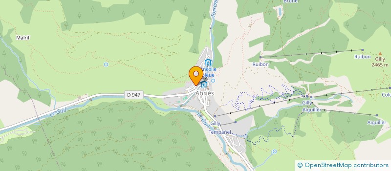 localisation de l'entreprise MONSIEUR PHILIPPE DI MARCO  ABRIES-RISTOLAS