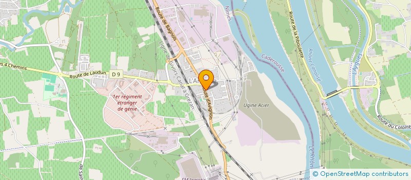 localisation de l'entreprise MONSIEUR PHILIPPE DI MASCIO  LAUDUN-L'ARDOISE