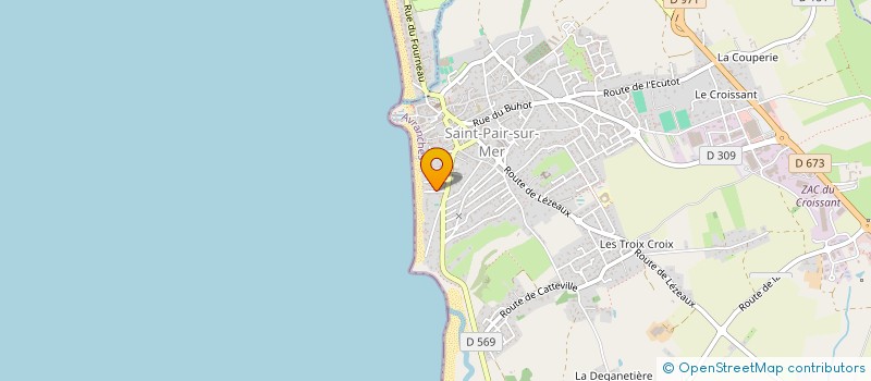 localisation de l'entreprise MONSIEUR PHILIPPE DIAMANT  SAINT-PAIR-SUR-MER